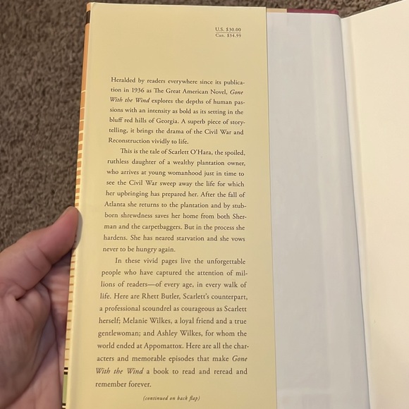 Gone with the Wind hard back novel - Picture 3 of 4